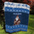 Scotland Christmas Quilt Scottish Santa Claus - Wonder Print Shop