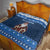 Scotland Christmas Quilt Scottish Santa Claus - Wonder Print Shop