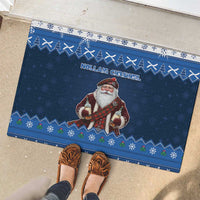 Scotland Christmas Rubber Doormat Scottish Santa Claus - Wonder Print Shop