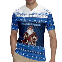 Scotland Christmas Rugby Jersey Scottish Santa Claus - Wonder Print Shop