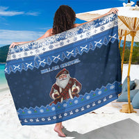Scotland Christmas Sarong Scottish Santa Claus - Wonder Print Shop