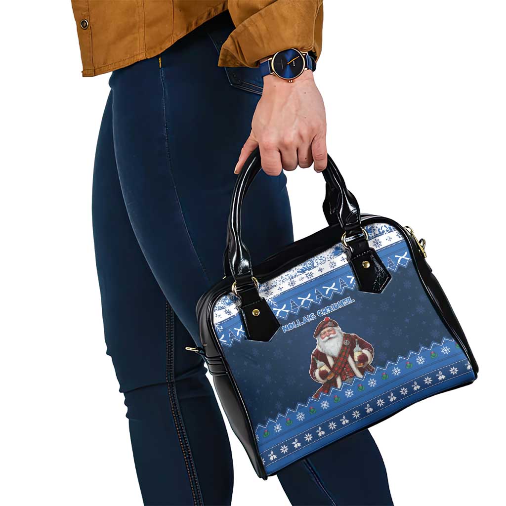 Scotland Christmas Shoulder Handbag Scottish Santa Claus - Wonder Print Shop
