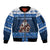 Scotland Christmas Sleeve Zip Bomber Jacket Scottish Santa Claus - Wonder Print Shop