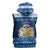 Scotland Christmas Sleeveless Zip Hoodie Scottish Santa Claus - Wonder Print Shop