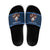 Scotland Christmas Slide Sandals Scottish Santa Claus - Wonder Print Shop