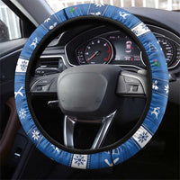 Scotland Christmas Steering Wheel Cover Scottish Santa Claus - Wonder Print Shop