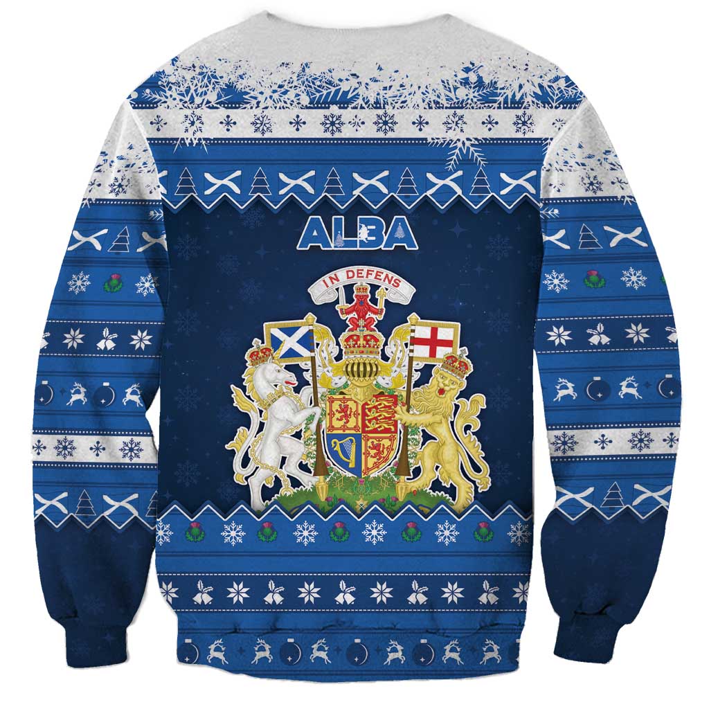 Scotland Christmas Sweatshirt Scottish Santa Claus - Wonder Print Shop