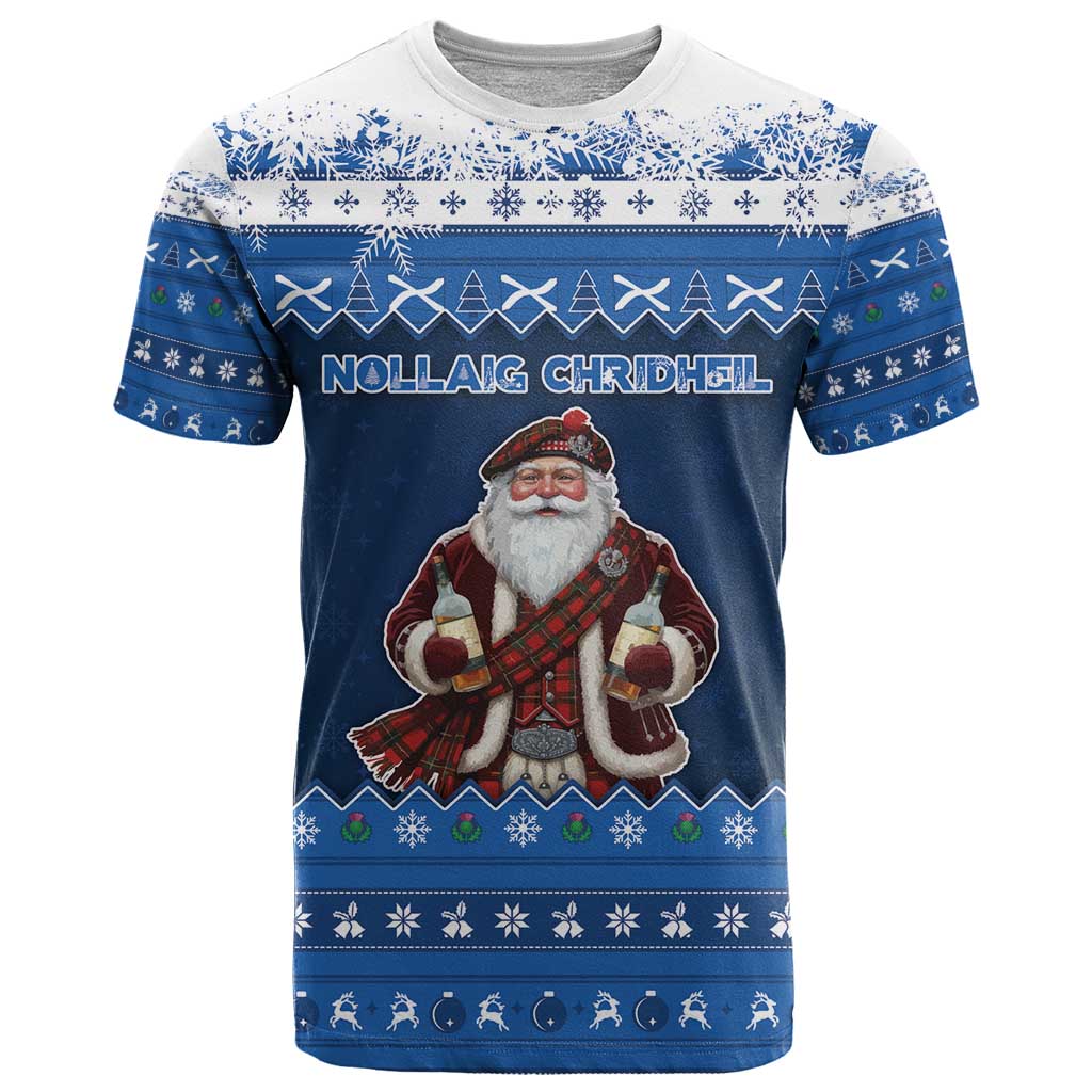 Scotland Christmas T Shirt Scottish Santa Claus - Wonder Print Shop