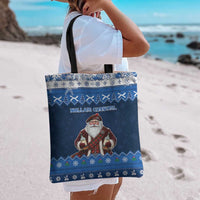 Scotland Christmas Tote Bag Scottish Santa Claus - Wonder Print Shop