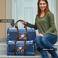 Scotland Christmas Travel Bag Scottish Santa Claus - Wonder Print Shop