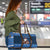 Scotland Christmas Travel Bag Scottish Santa Claus - Wonder Print Shop