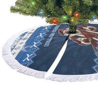Scotland Christmas Tree Skirt Scottish Santa Claus - Wonder Print Shop
