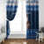 Scotland Christmas Window Curtain Scottish Santa Claus - Wonder Print Shop