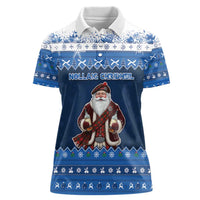 Scotland Christmas Women Polo Shirt Scottish Santa Claus - Wonder Print Shop