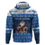 Scotland Christmas Zip Hoodie Scottish Santa Claus - Wonder Print Shop