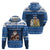 Scotland Christmas Zip Hoodie Scottish Santa Claus - Wonder Print Shop