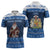 Scotland Christmas Zipper Polo Shirt Scottish Santa Claus - Wonder Print Shop