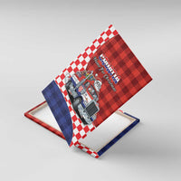 Croatia Christmas Canvas Wall Art Santa Claus Drives Home With Gifts - Wonder Print Shop