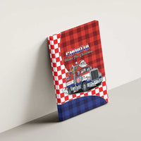 Croatia Christmas Canvas Wall Art Santa Claus Drives Home With Gifts - Wonder Print Shop