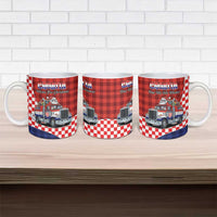 Croatia Christmas Ceramic Mug Santa Claus Drives Home With Gifts - Wonder Print Shop