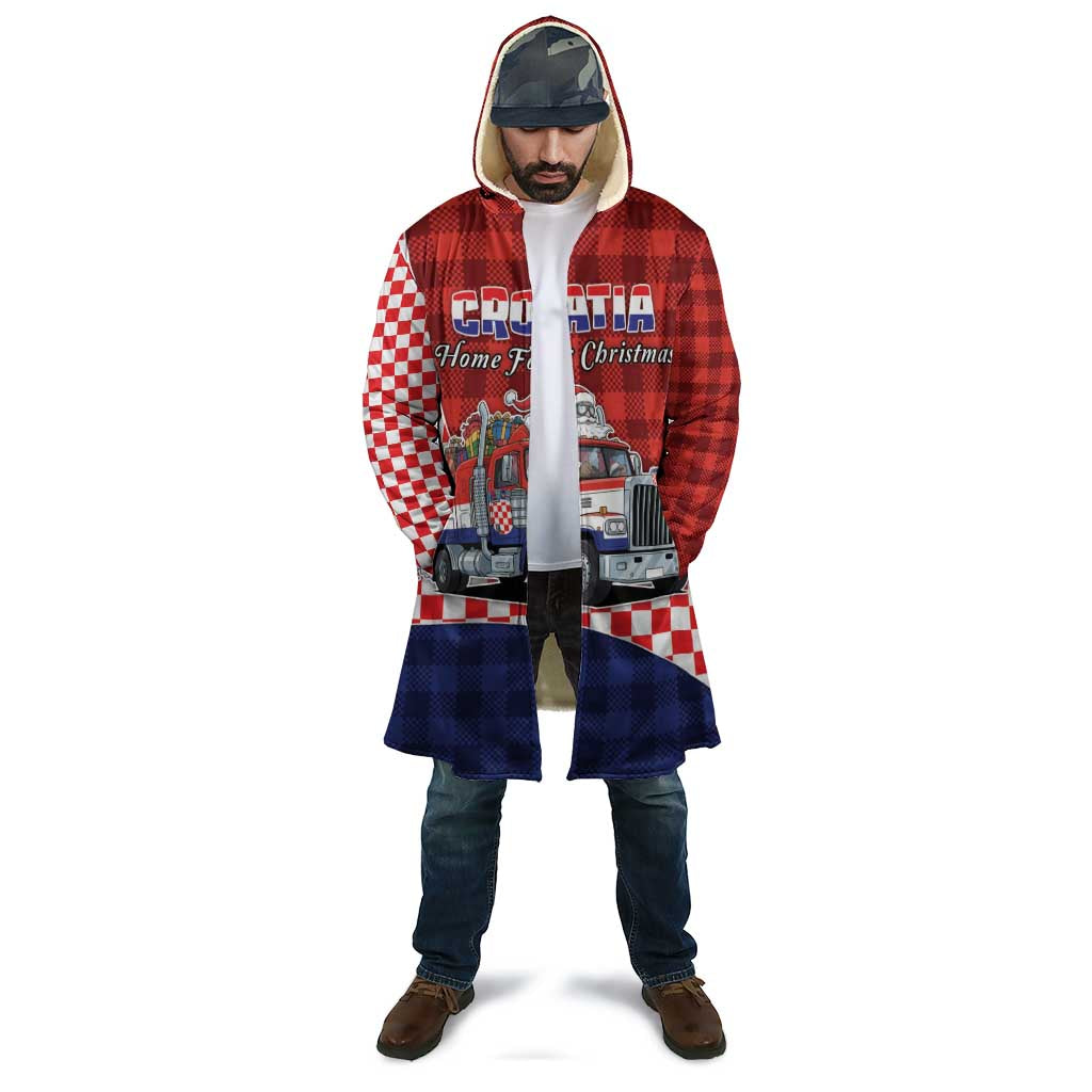 Croatia Christmas Cloak Santa Claus Drives Home With Gifts - Wonder Print Shop