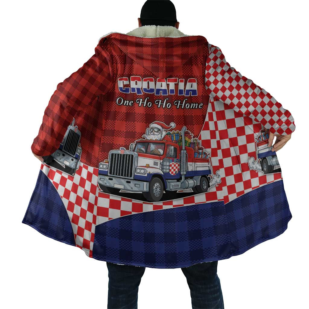 Croatia Christmas Cloak Santa Claus Drives Home With Gifts - Wonder Print Shop