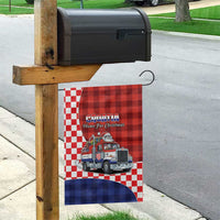 Croatia Christmas Garden Flag Santa Claus Drives Home With Gifts - Wonder Print Shop