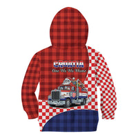 Croatia Christmas Kid Hoodie Santa Claus Drives Home With Gifts - Wonder Print Shop