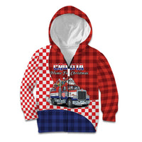 Croatia Christmas Kid Hoodie Santa Claus Drives Home With Gifts - Wonder Print Shop