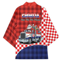 Croatia Christmas Kimono Santa Claus Drives Home With Gifts - Wonder Print Shop