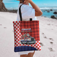 Croatia Christmas Tote Bag Santa Claus Drives Home With Gifts - Wonder Print Shop