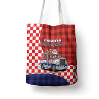 Croatia Christmas Tote Bag Santa Claus Drives Home With Gifts - Wonder Print Shop