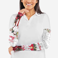 Poland Christmas Arm Sleeves Dziadek Mroz With Wreath - Wonder Print Shop