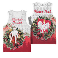Poland Christmas Basketball Jersey Dziadek Mroz With Wreath - Wonder Print Shop