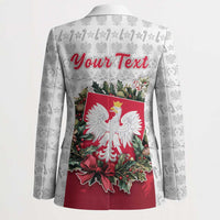Poland Christmas Blazer Dziadek Mroz With Wreath - Wonder Print Shop
