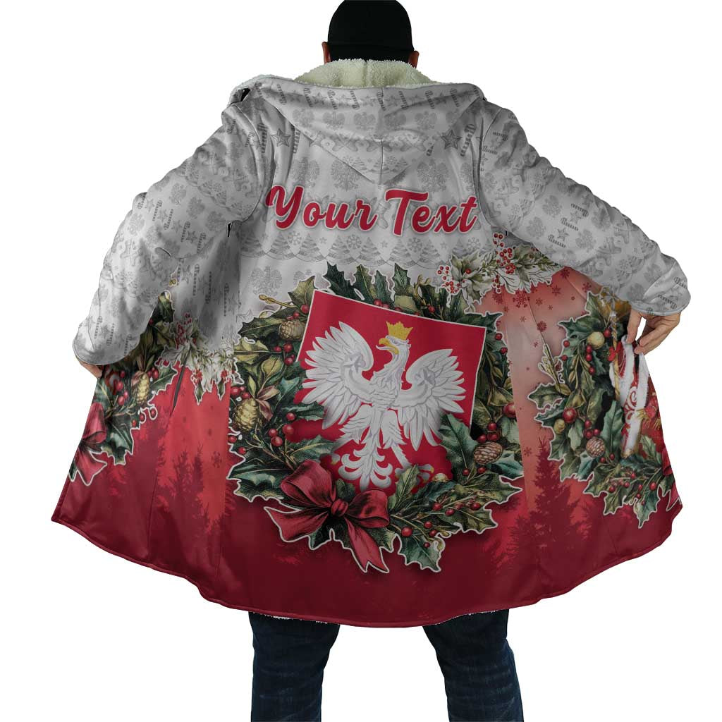 Poland Christmas Cloak Dziadek Mroz With Wreath - Wonder Print Shop