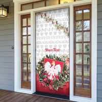 Poland Christmas Door Cover Dziadek Mroz With Wreath - Wonder Print Shop