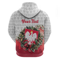 Poland Christmas Hoodie Dziadek Mroz With Wreath - Wonder Print Shop