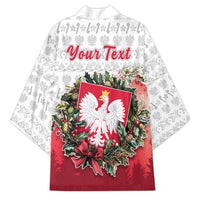 Poland Christmas Kimono Dziadek Mroz With Wreath - Wonder Print Shop