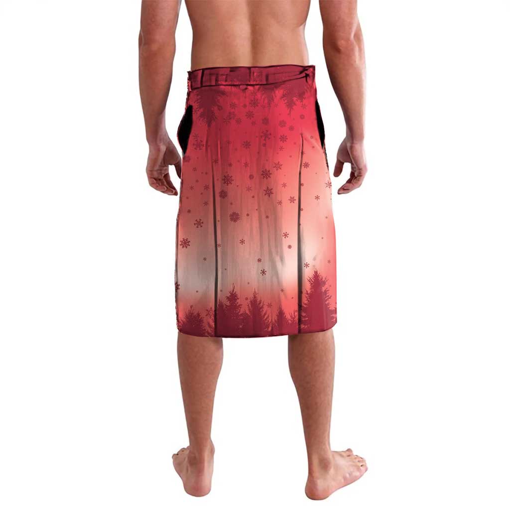 Poland Christmas Lavalava Dziadek Mroz With Wreath - Wonder Print Shop