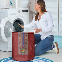 Philippines Christmas Laundry Basket Parol Xmas Barong Style - Wonder Print Shop