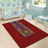 Philippines Christmas Area Rug Parol Xmas Barong Style - Wonder Print Shop