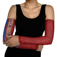 Philippines Christmas Arm Sleeves Parol Xmas Barong Style - Wonder Print Shop