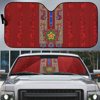 Philippines Christmas Auto Sun Shade Parol Xmas Barong Style - Wonder Print Shop