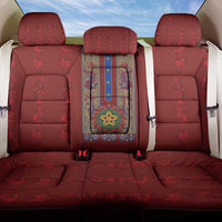 Philippines Christmas Back Car Seat Cover Parol Xmas Barong Style - Wonder Print Shop