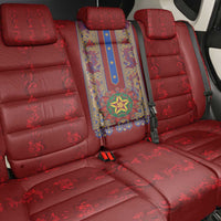 Philippines Christmas Back Car Seat Cover Parol Xmas Barong Style - Wonder Print Shop