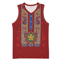 Philippines Christmas Basketball Jersey Parol Xmas Barong Style - Wonder Print Shop