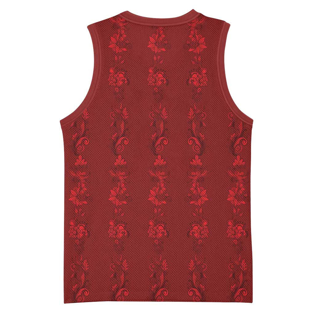 Philippines Christmas Basketball Jersey Parol Xmas Barong Style - Wonder Print Shop