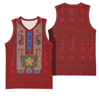 Philippines Christmas Basketball Jersey Parol Xmas Barong Style - Wonder Print Shop