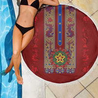 Philippines Christmas Beach Blanket Parol Xmas Barong Style - Wonder Print Shop